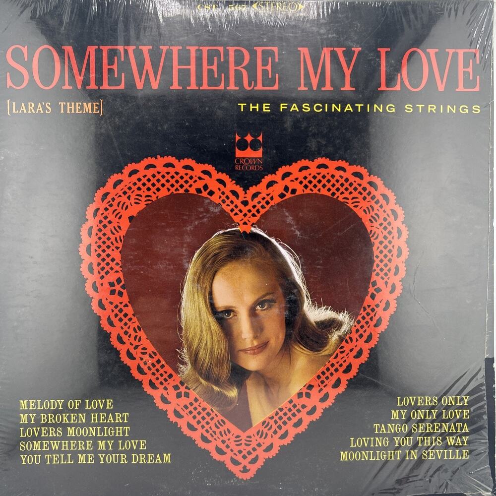 The Fascinating Strings - Somewhere My Love LP Record 1968 Crown Records